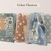 Quilts Queen Size-3 Pieces Soft Queen Bedspread Floral Patchwork Quilt