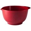 Hutzler Classic 3 Liter Melamine Mixing Bowl, Red