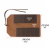 Tourbon Full Leather Knife Roll Carving Tool Organizer Craft Carrier