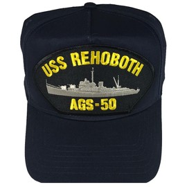 EC USS Rehoboth AGS-50 Hat - Navy Blue - Veteran Owned Business