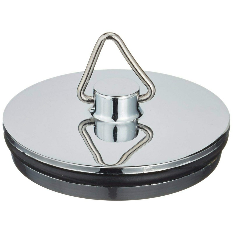 fiXte Replacement Sink Plug Shower Bath Chrome 45mm (1 3/4")
