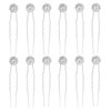 rhinestone pin (silver)