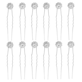 rhinestone pin (silver)