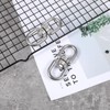 Swivel Carabiner Stainless Steel, 2 PCS Double Eye Swivel Hook