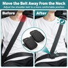 Car Seat Belt Adjuster for Shoulder Positioning – Locking Clamp