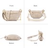 Fanny Packs for Women Cross Body Leather Belt Bag Sling