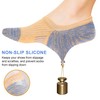 Amutost No Show Womens Socks Athletic cushion Ankle Footies Low