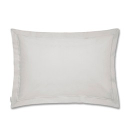 Plain Dyed Cotton Percal Grey 200TC Oxford Pillowcase 50 x 80 cm