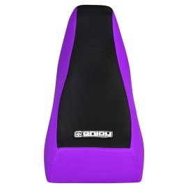 Honda Fourtrax TRX 70 Gripper Seat Cover 1986 - 1987 PURPLE side-BLACK top #279