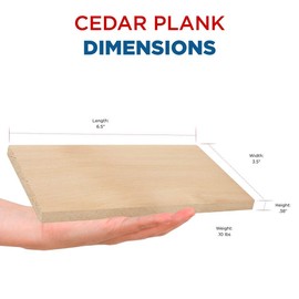 Jaccard 201407 Seal N’ Soak Cedar Plank, Small, (4-planks), Grilling Accessories – Reusable Soaking Bag