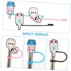 Mobestech Reusable Straws Reusable Straw 12pcs Medical Straw Cap Cute