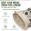 Beeswax Bread Bags for Homemade Sourdough, Sourdough Bread Bag with