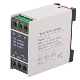 TG30 3 Phase Phase Sequence Protection Relay Voltage Monitoring Loss Protection for Motors Elevators Pumps Injection Molding Machines