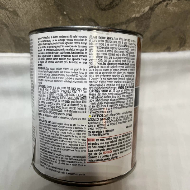Varathane 266172 Premium Fast Dry Wood Stain Quart American Walnut