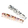 QinGoo Black White Acetate Hair Comb Tooth Comb Women 1