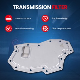 MOCA Transmission Filter Oil Pan Compatible with 2004-2008 for INFINITI FX35 V6 3.5L, 2006-2010 for INFINITI M35/ M45 V6 3.5L, 2005-2015 for Nissan Armada V8 5.6L RWD/Frontier L4 2.5L