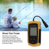 Wired Fish Finder ABS Portable Sonar Intelligent Underwater Fishfinder with