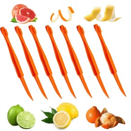 Unbranded 10 Pcs Orange Peeler Tool Citrus Peel Cutter Lemon Slicer Fruit Opener Tool - 1*Towel Only