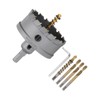 sourcing map Carbide Hole Saw Kit 73mm (2-7/8") Metal Hole