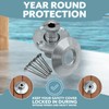 Poolzilla Pool Safety Cover Stainless Steel Anchor with Collar for