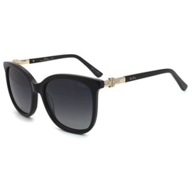 RICH MODE Vintage women polarized sunglasses UV protection trendy oversized sparkling designer cateye sunglasses black sun glasses