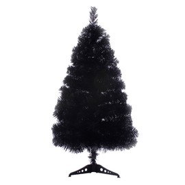 Christmas Black Tree Rust Proof Exquisite Decorative Props for Home Living Room