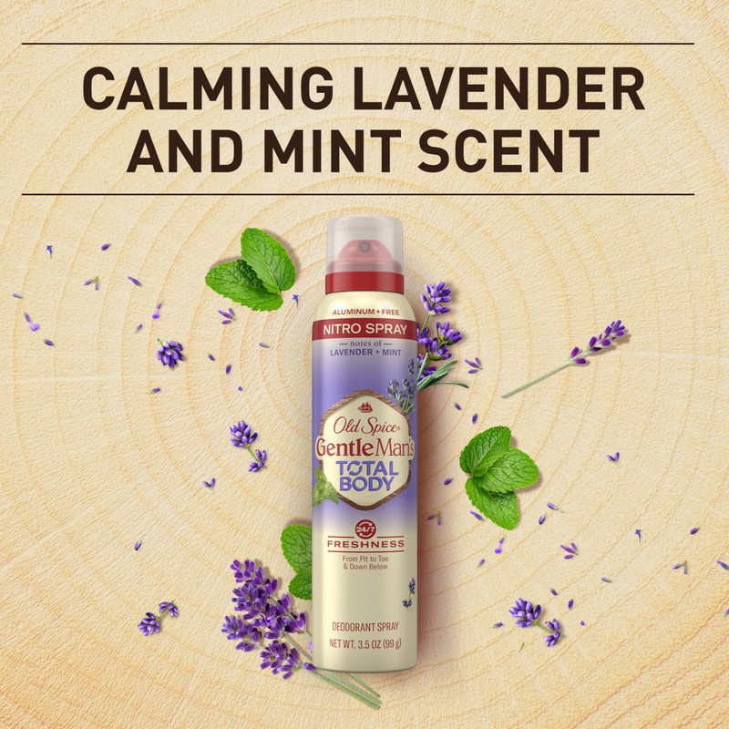 Old Spice Whole Body Deodorant Spray for Men, Aluminum Free,
