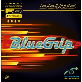 Table Tennis Rubber DONIC (Donic) Blue Grip C2 (Black, 2.0)