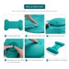 Inflatable Lumbar Support Travel Camping Pillow Ultralight Ergonomic Pillow for