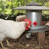 12 Pcs Horizontal Chicken Waterer Nipples, Automatic Poultry Watering System