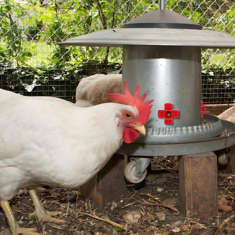 12 Pcs Horizontal Chicken Waterer Nipples, Automatic Poultry Watering System