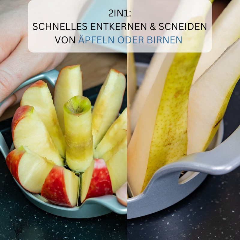 Westmark Apple and Pear Divider/Corer, ø 9 cm, Aluminium/Stainless Steel,