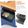 Operitacx Box Double Storage Box Desk Drawer Drawer Compartment Under
