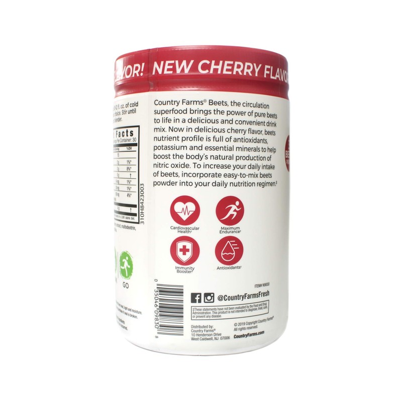 Country Farms Bountiful Beets Circulation Superfood 10.6 oz (Pack of