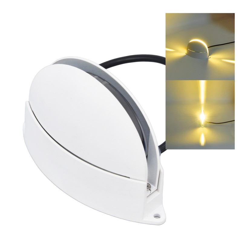 Window Sill Lamp 180° Luminous Semicircular LED Wall Light for