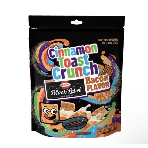 General Mills Cinnamon Toast Crunch Bacon Flavor Breakfast Cereal Hormel