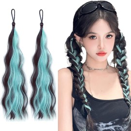 BaraRose Extension, Seal Extension, One-touch Extension, Ponytail, Wig, Fluffy Curly Hair, Easy to Install, Extension, Straight, Smooth Color Extension, Festival, Gradient, Halloween, Kids, For Dance