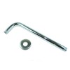 Soytich Inlet Arm Wall Arm Chrome-Plated Metal for Shower Head (Wall Arm) (30 cm)