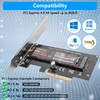 PCI-E Expansion M.2 Adapter, M.2 NVMe SSD (M Key) to