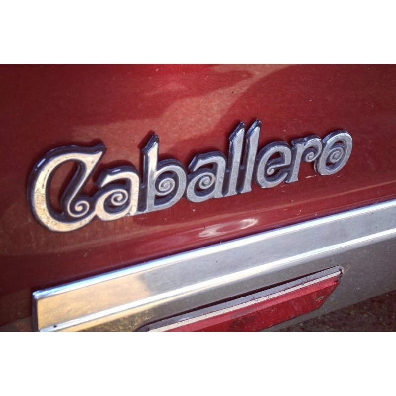 Gbodyparts 1980-87 GMC Caballero Quarter Panel METAL Emblem reproduction GM