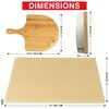 15 x 12 Inch Rectangular Cordierite Pizza Stone for Grill