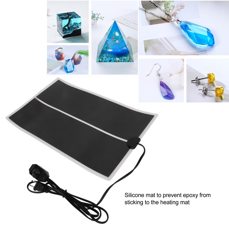 Resin Epoxy Heating Pad Heat Insulation Mat Silicone Mat Set