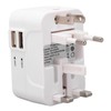 Multifunctional Power Converter with USB Ports Universal Adapter Socket 100‑240VAC