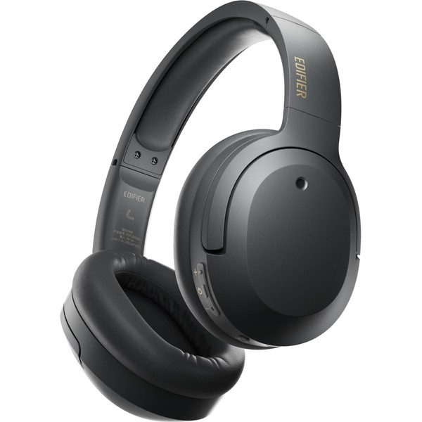 [VGP Gold Award] Edifier W820NB Plus [LDAC Compatible] Wireless Noise Cancelling Headphones, Bluetooth 5.2 [Wired/Wireless, High Resolution] 7.8 oz (220 g) Lightweight and Comfortable,Heat Retention