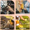 Tanstic 40Pcs Electric Motor Carbon Brushes, 10 Different Sizes Carbon