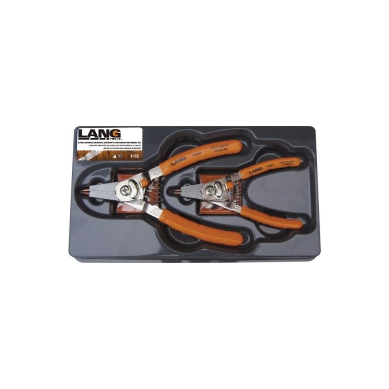 A & E Hand Tools Snap Ring Plier Set (1465),