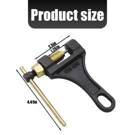 Zpana #420-530 Motorcycle Chain Breaker, Heavy Duty Bicycle Chain Link Removal Tool, Scooter Chain Tool for 420 428 520 525 528 530, Universal for Dirt Pit Bike ATV Quad Go Kart
