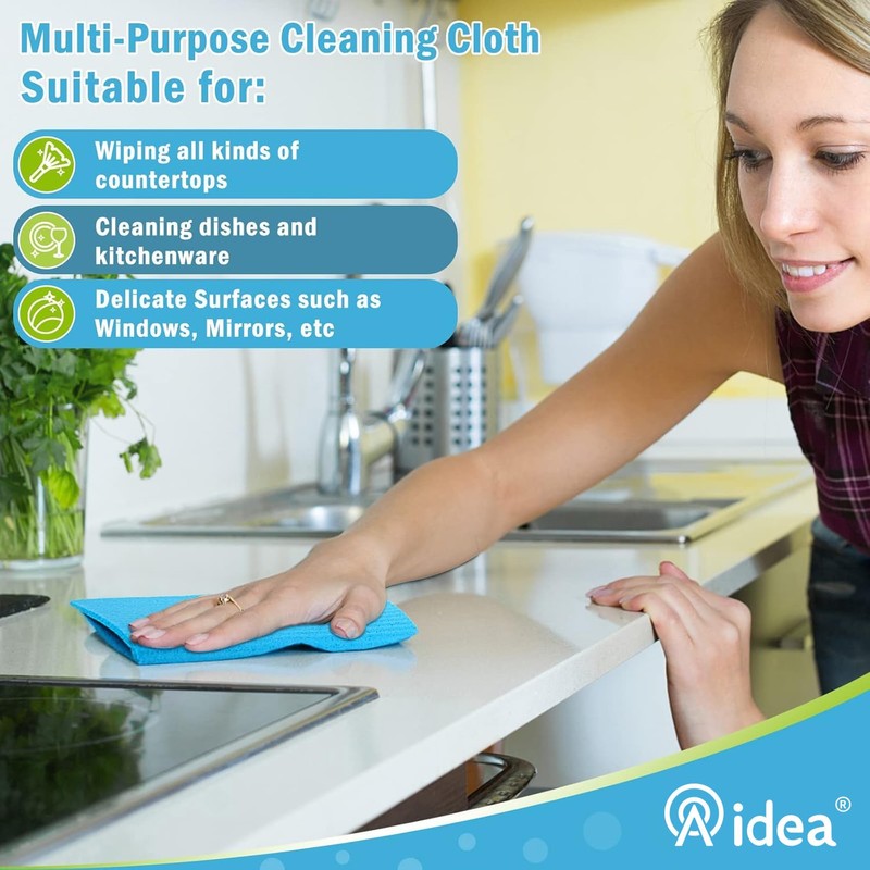 AIDEA Swedish Dishcloths for Kitchen, 20PK, Reusable Paper Towels, Kitchen