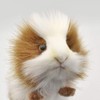 Brown/White Guinea Pig/Guineapig Plush Soft Toy by Hansa 3735 19cm.