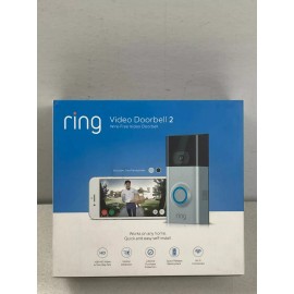 Ring Video Doorbell 2. 1080 HD Camera! Wireless & Wi-Fi Connected Compatible